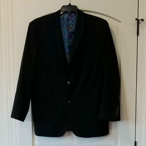 Mens Black Robert Graham Classic Fit Blazer